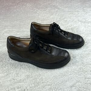 Finn Comfort leather oxford walking shoe, size 9